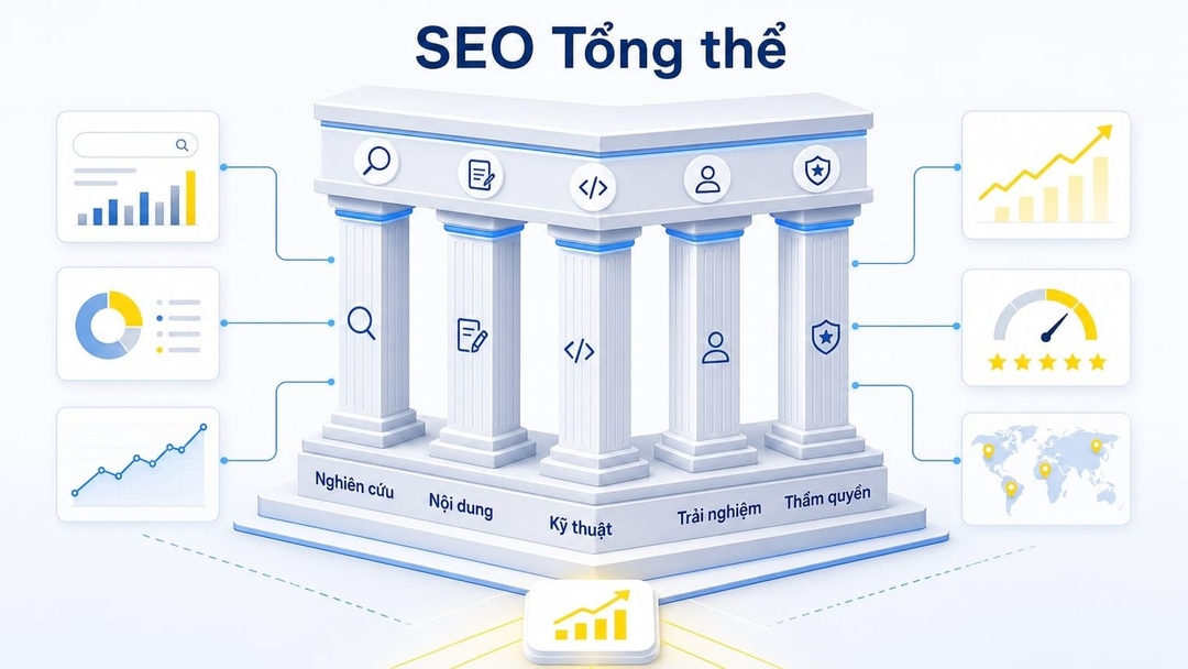 SEO tổng thể là gì? Chiến lược tối ưu website tăng trưởng bền vững