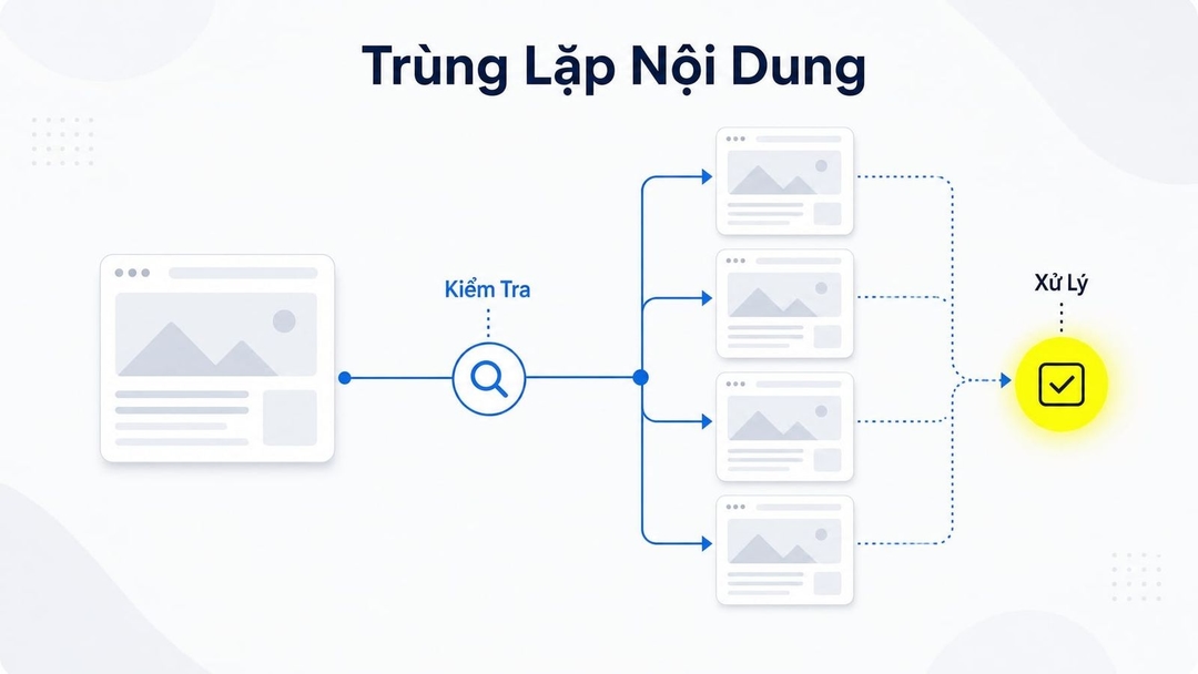 Duplicate content có thể xảy ra trong cùng một website hoặc giữa nhiều website khác nhau