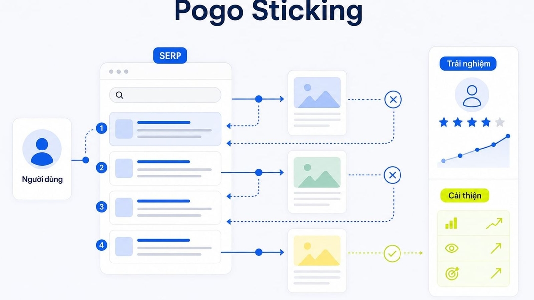 Pogo sticking là gì? Cách tối ưu hành vi người dùng SEO