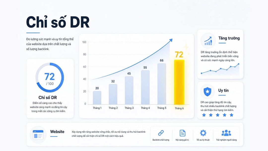 Cách hiểu đúng chỉ số Domain Rating trong SEO
