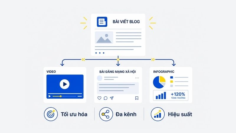 Content repurposing là gì? Cách tái sử dụng nội dung hiệu quả cho team marketing nhỏ