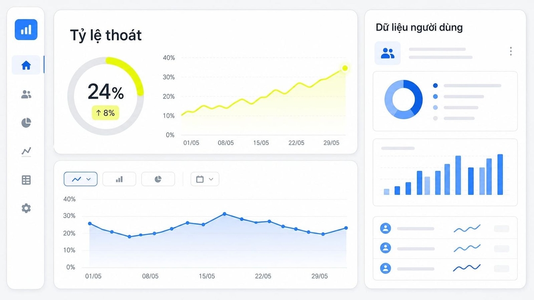 Tỷ lệ thoát là gì? Cách hiểu và tối ưu Bounce Rate trong GA4