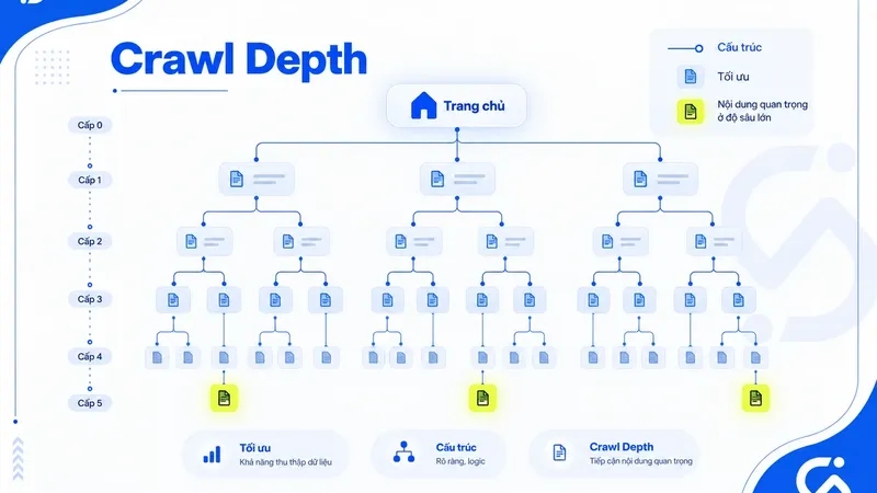 Crawl Depth là gì? Cách kiểm tra và tối ưu độ sâu trang trong SEO