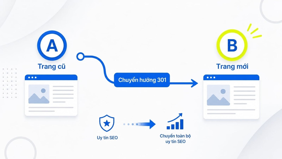 Chuyển hướng 301 là gì? Cách dùng đúng, ảnh hưởng SEO và những lỗi cần tránh