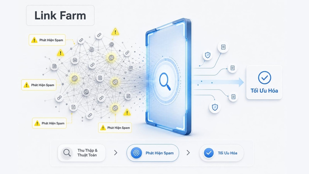 Cách Google nhận diện Link Farm, xử lý và cách tránh backlink spam