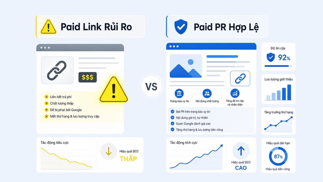 Cách Google nhìn nhận, rủi ro SEO và phân biệt với paid PR hợp lệ