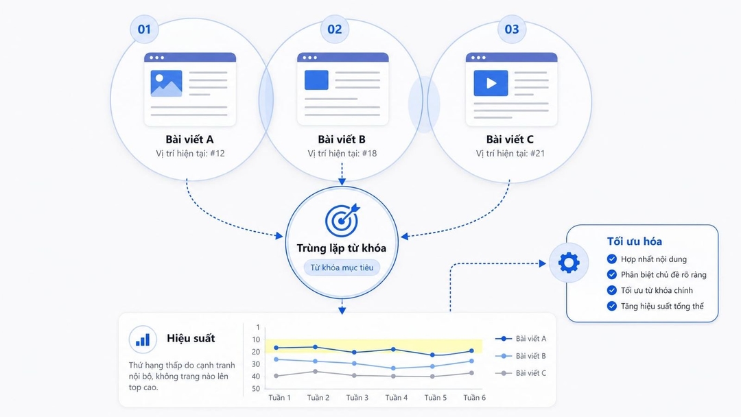 Bạn hãy hiểu keyword cannibalization dựa trên ý định tìm kiếm