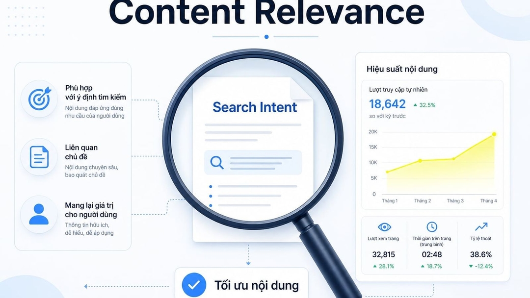 Cách hiểu đúng Content Relevance để nội dung khớp search intent hơn