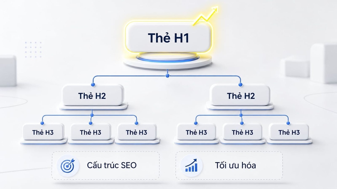Thẻ H1 là thẻ heading cấp 1 trong HTML