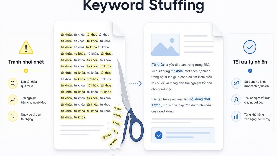 Keyword Stuffing là gì? Cách tránh nhồi nhét từ khóa trong SEO