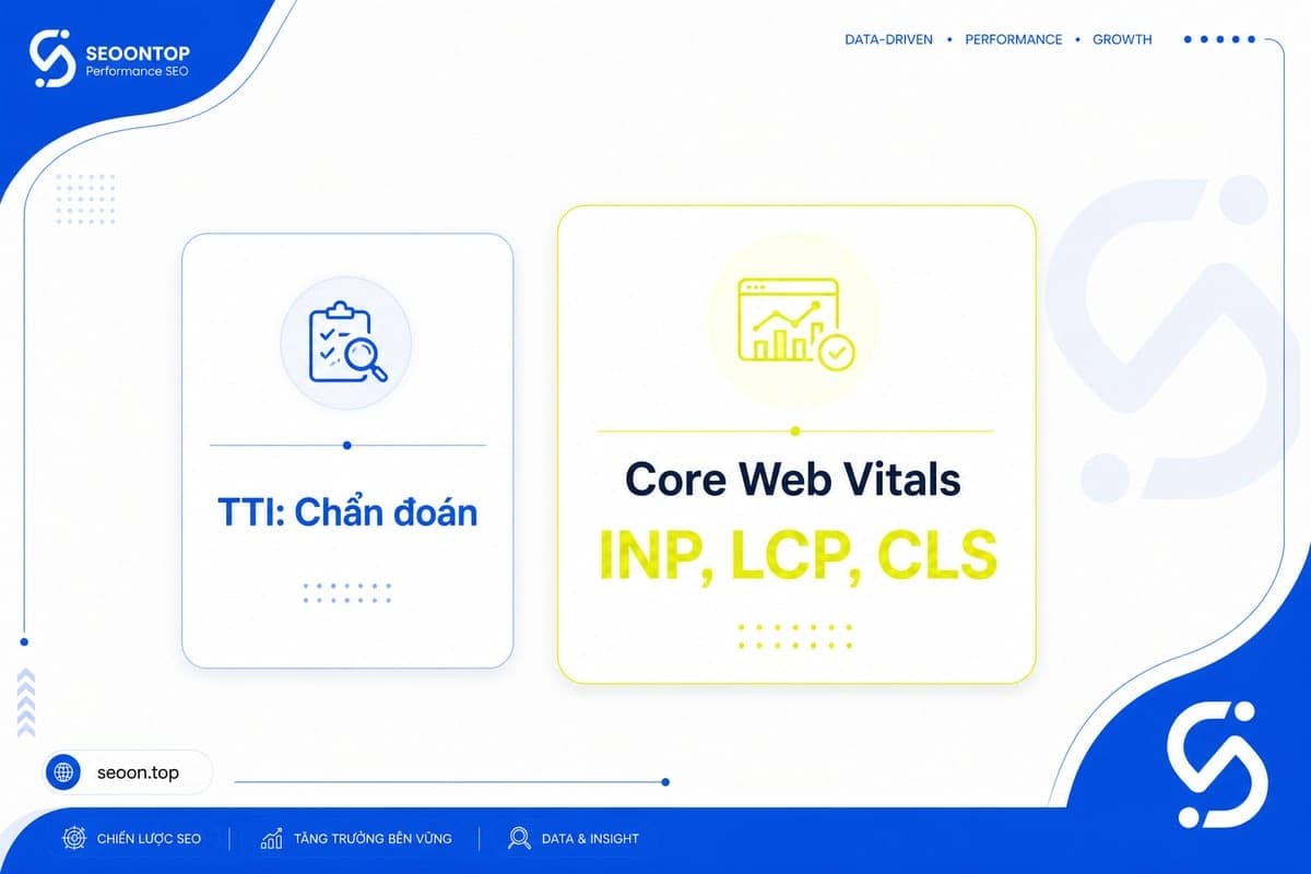 TTI có phải Core Web Vitals không