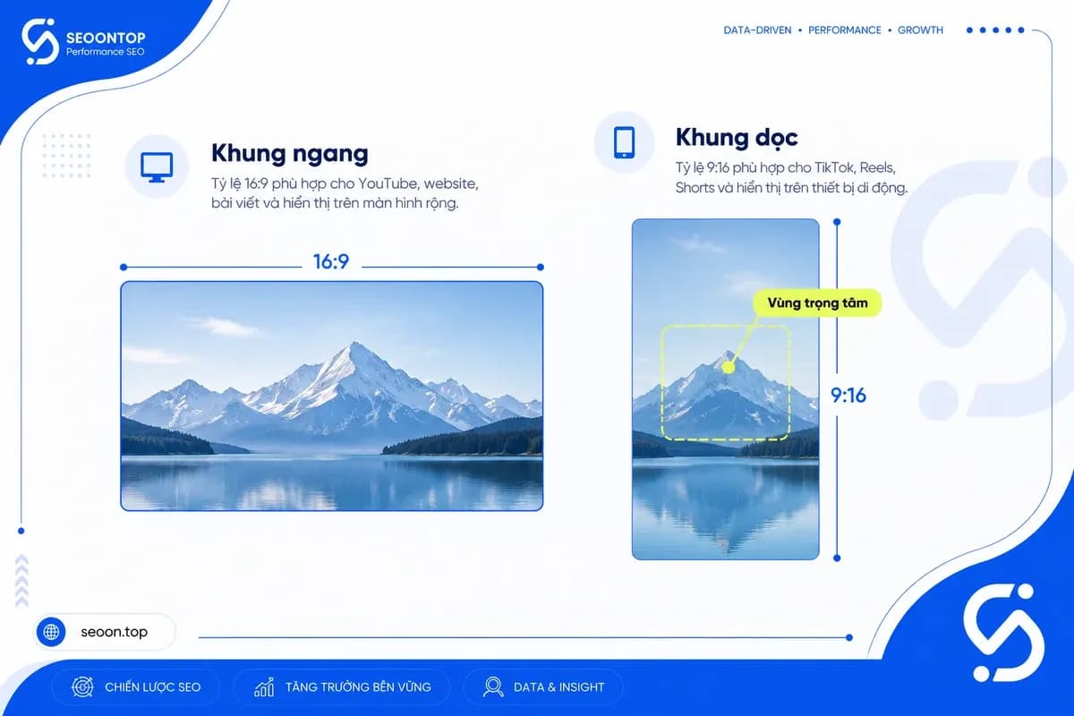 Khung thumbnail ngang và dọc