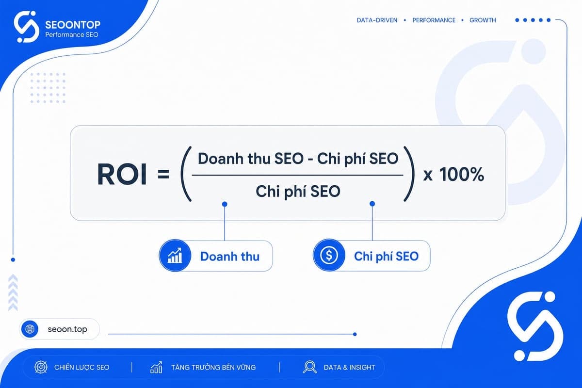 Công thức ROI SEO về bản chất rất đơn giản