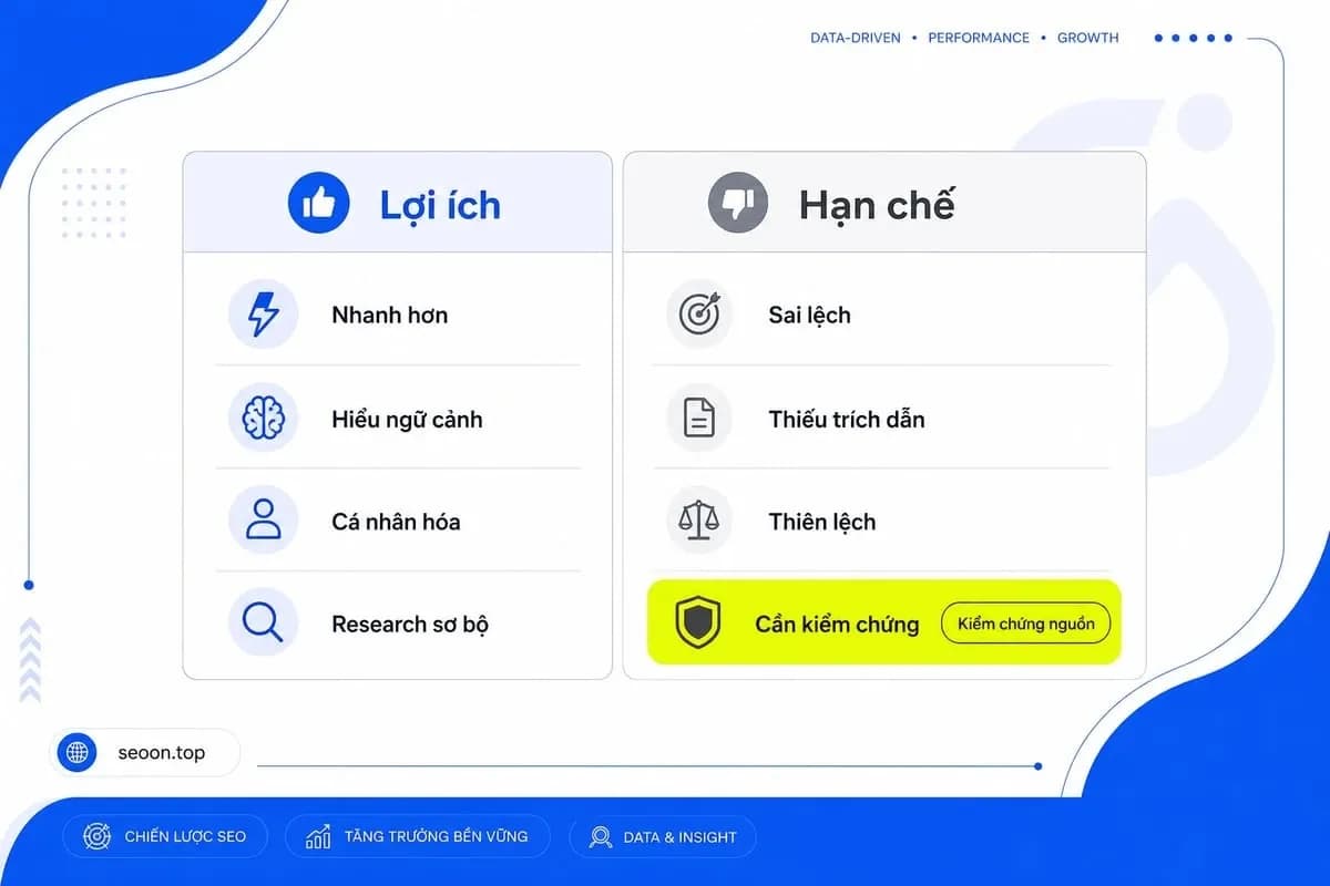 Lợi ích và hạn chế của AI Search