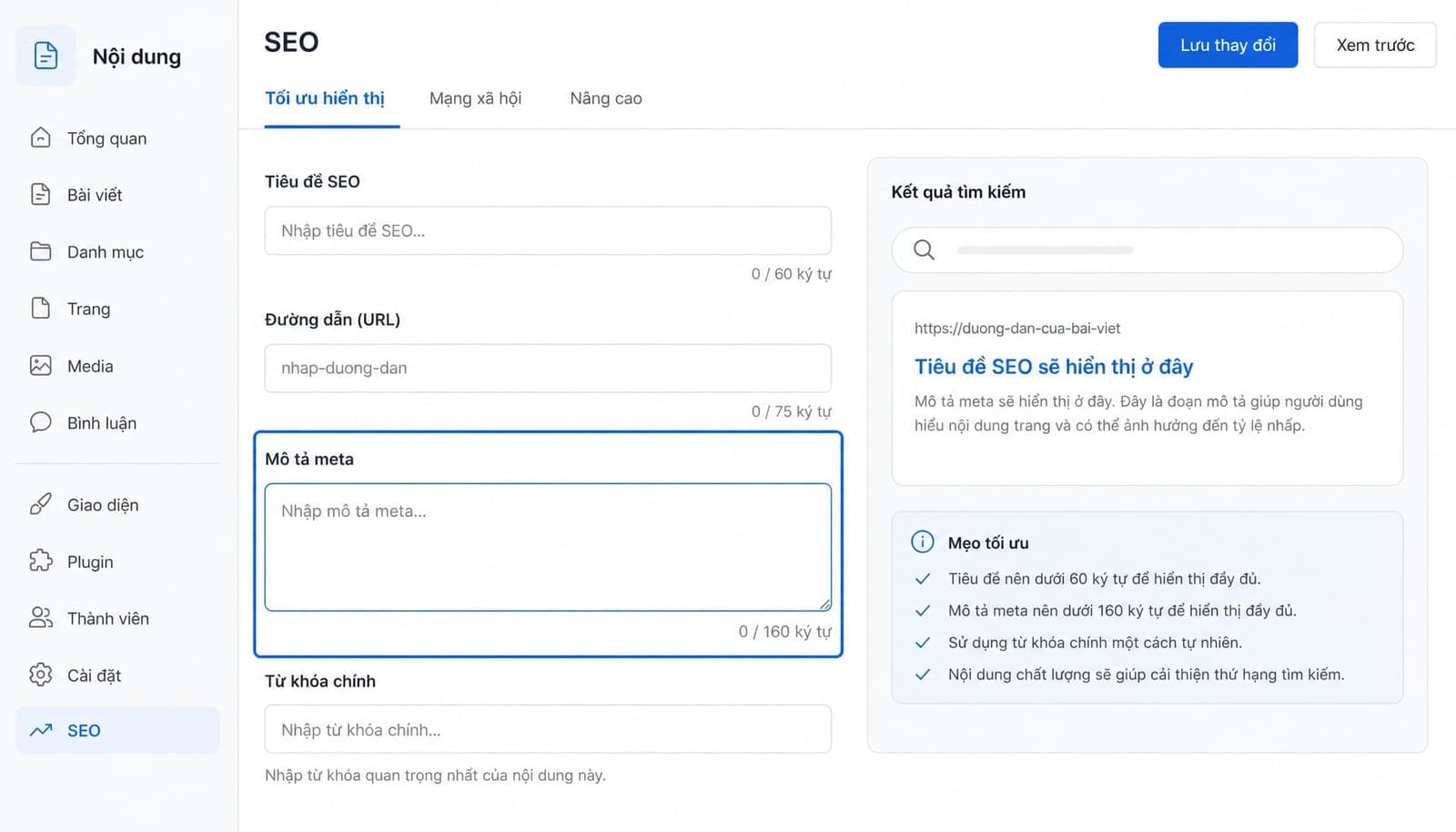 Meta Description là gì? Cách viết thẻ mô tả chuẩn SEO tăng CTR