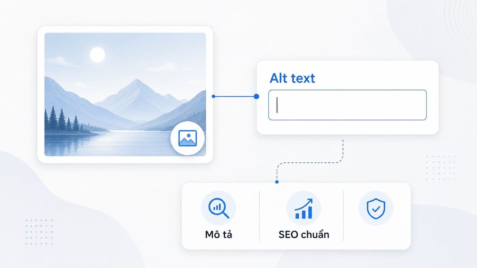 Alt text hay alternative text là văn bản thay thế
