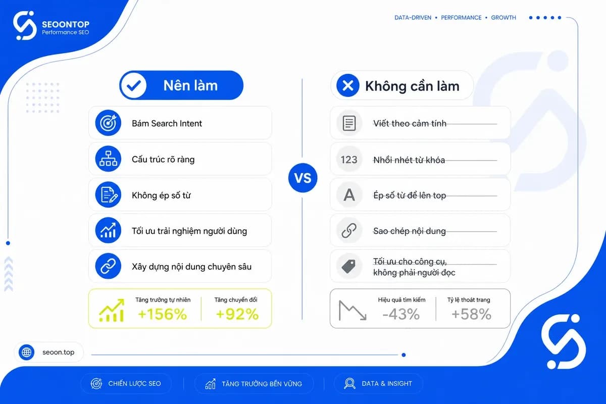 Checklist tối ưu nội dung phù hợp với passage indexing
