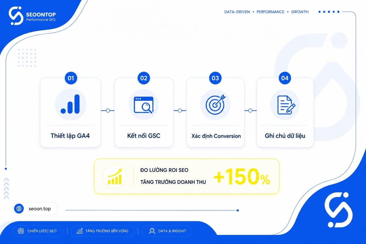 Bạn vẫn có thể bắt đầu đo lường SEO ROI từ một setup tối thiểu