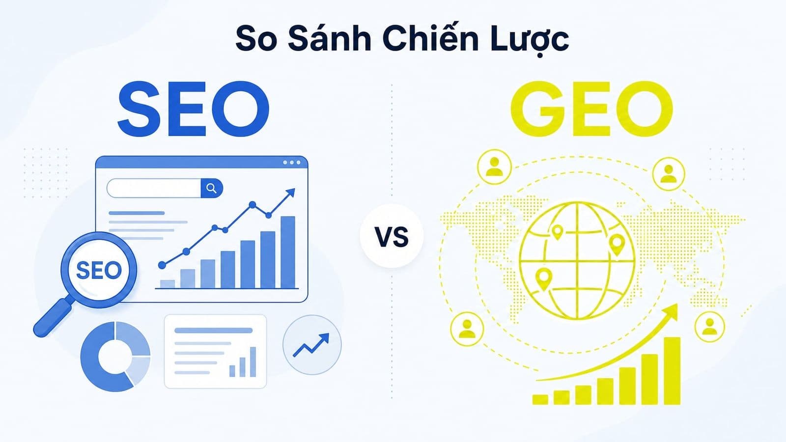 So sánh GEO và SEO: Cách tối ưu hiệu quả trong kỷ nguyên AI