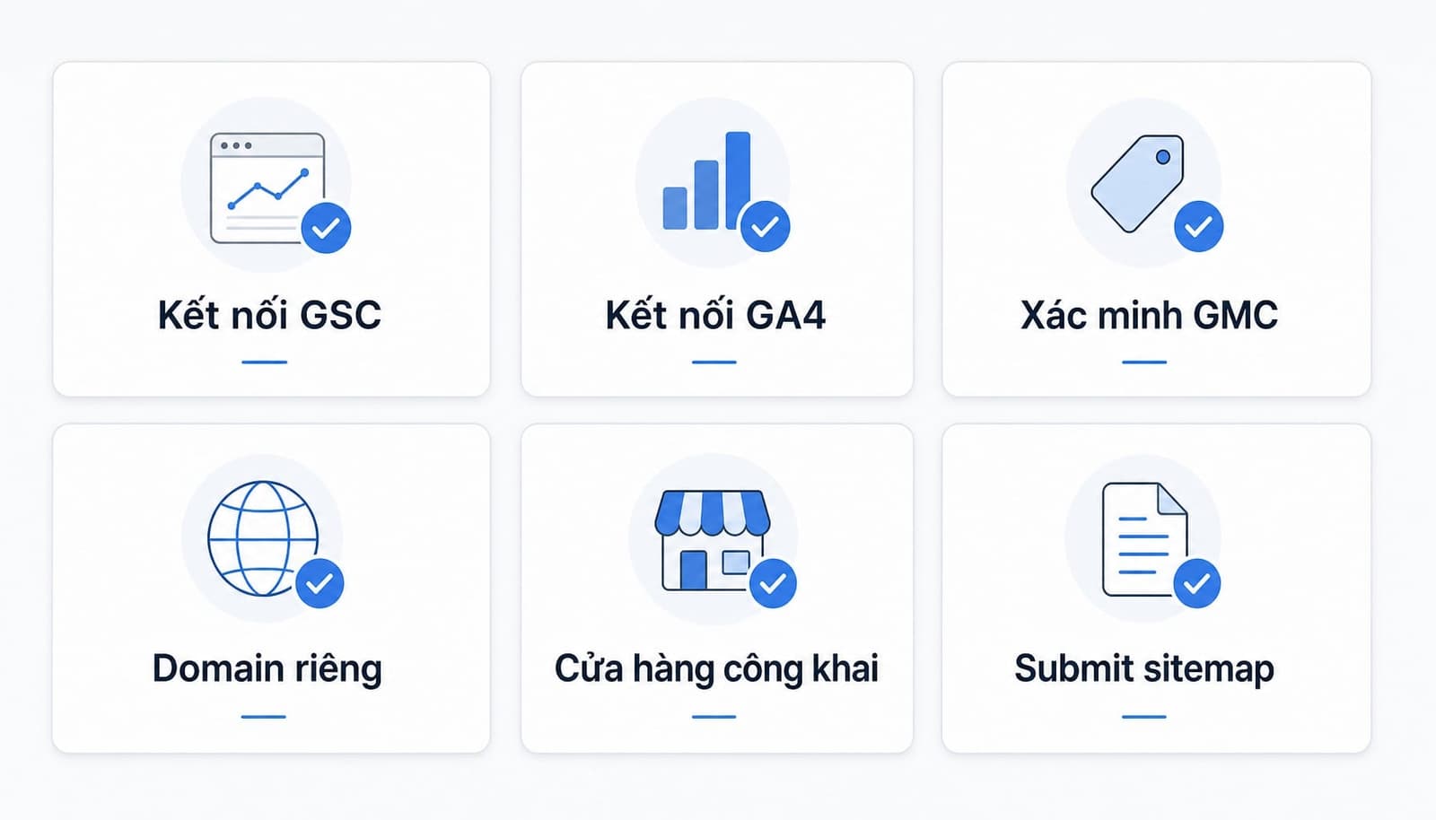 Checklist tối thiểu cần chuẩn bị trước khi SEO Shopify