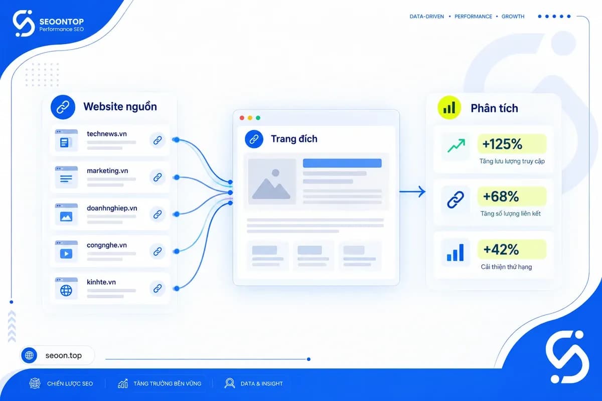 Các bảng liên kết ngoài trong Links report