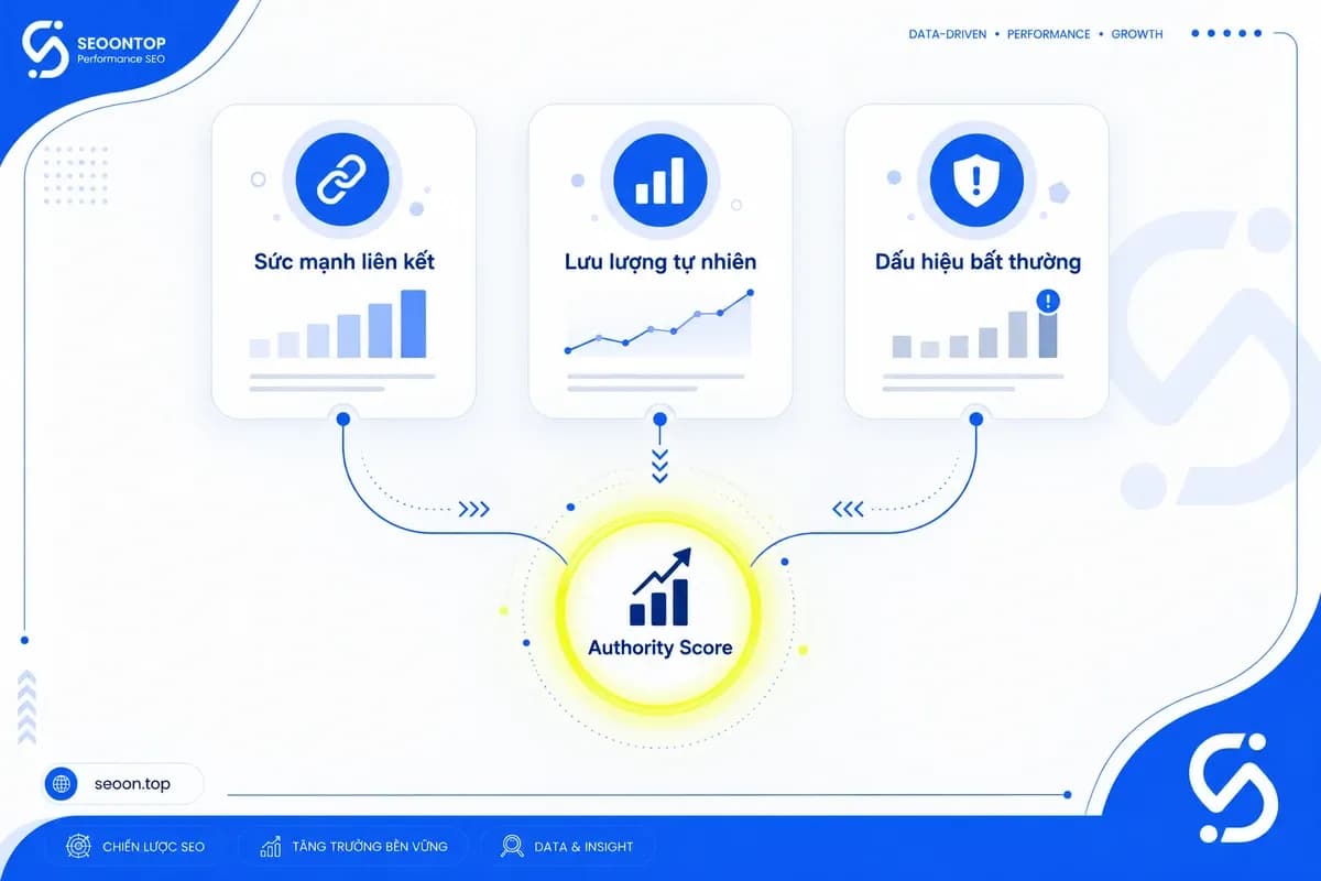 Ba nhóm tín hiệu chính được dùng để tính Authority Score
