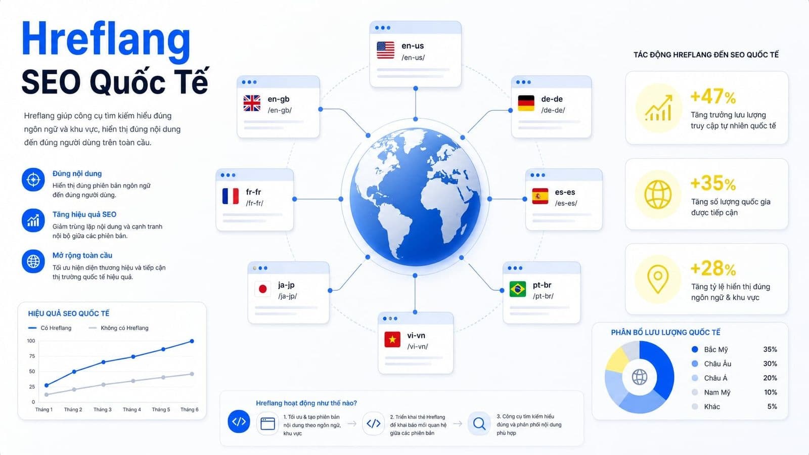 Hreflang là gì? Cách triển khai chuẩn cho website đa ngôn ngữ