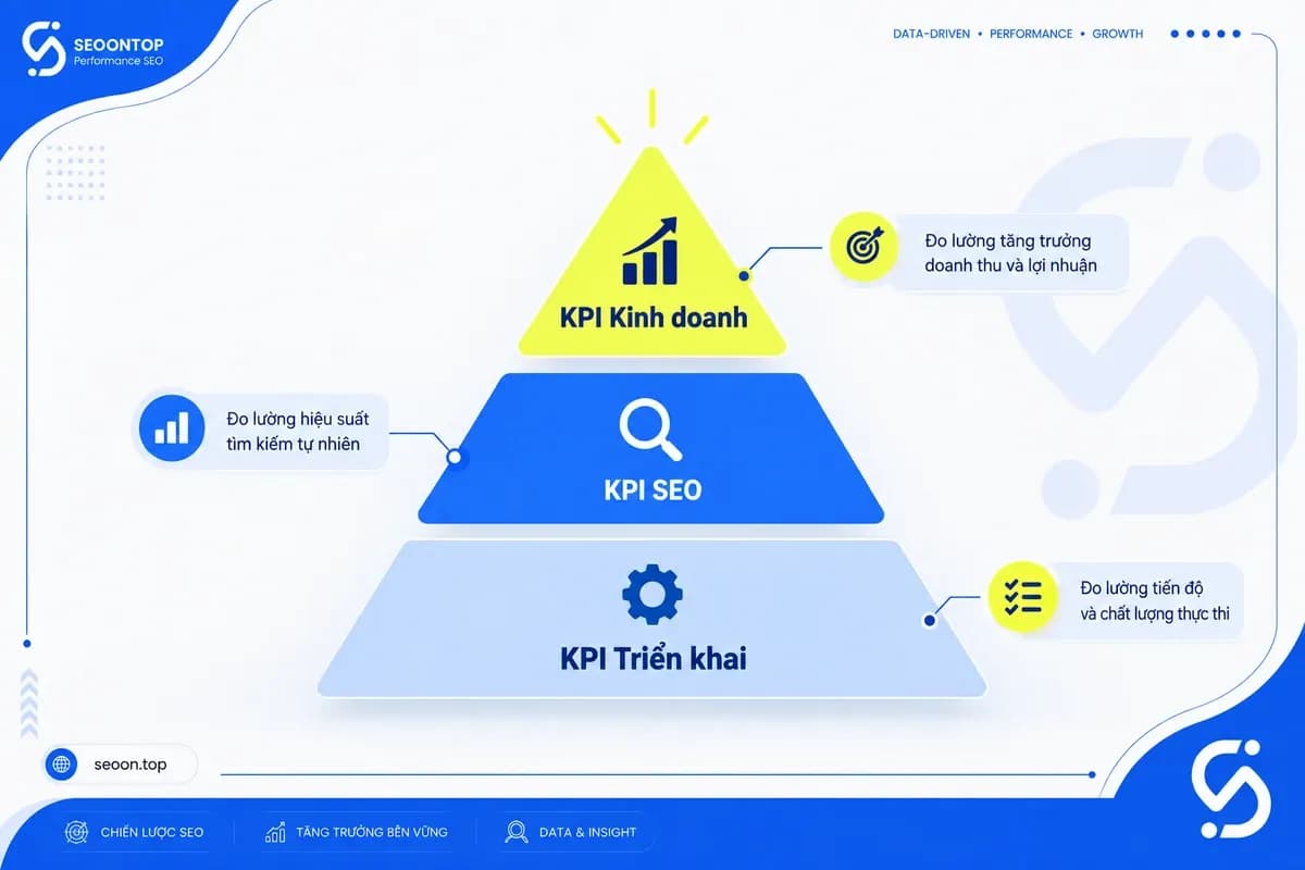 Ba tầng KPI trong kế hoạch SEO