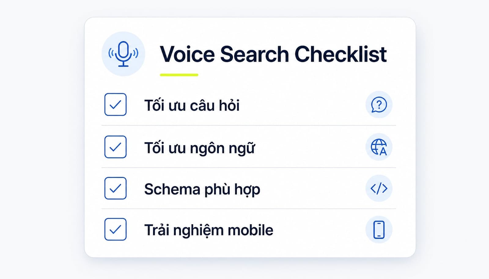 Cách phân biệt Voice Search với Voice Command