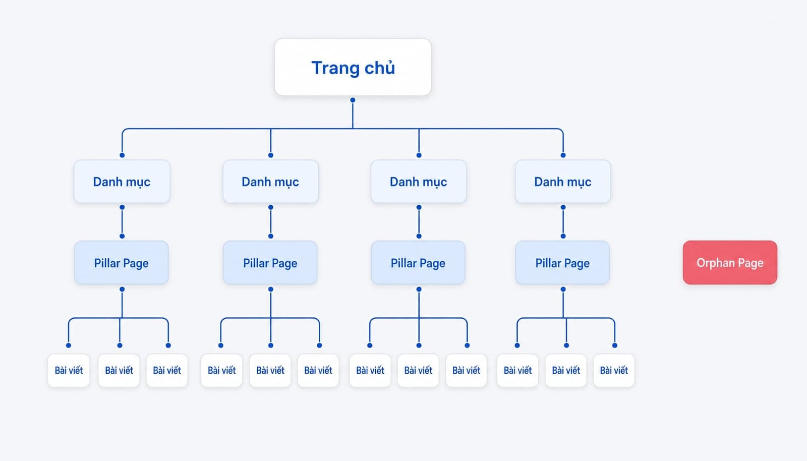 Internal links ảnh hưởng đến Crawlability và Link Equity