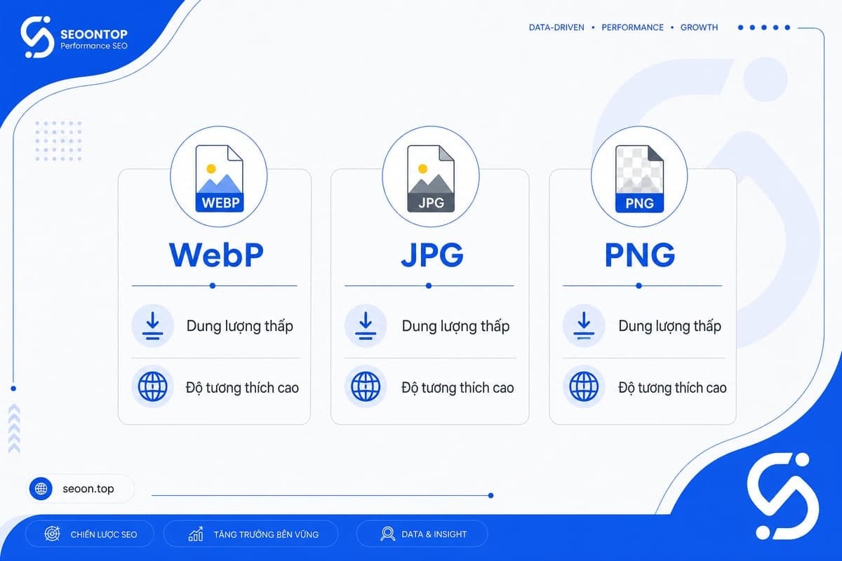 WebP có lợi thế vì vừa hỗ trợ lossy compression vừa hỗ trợ lossless compression