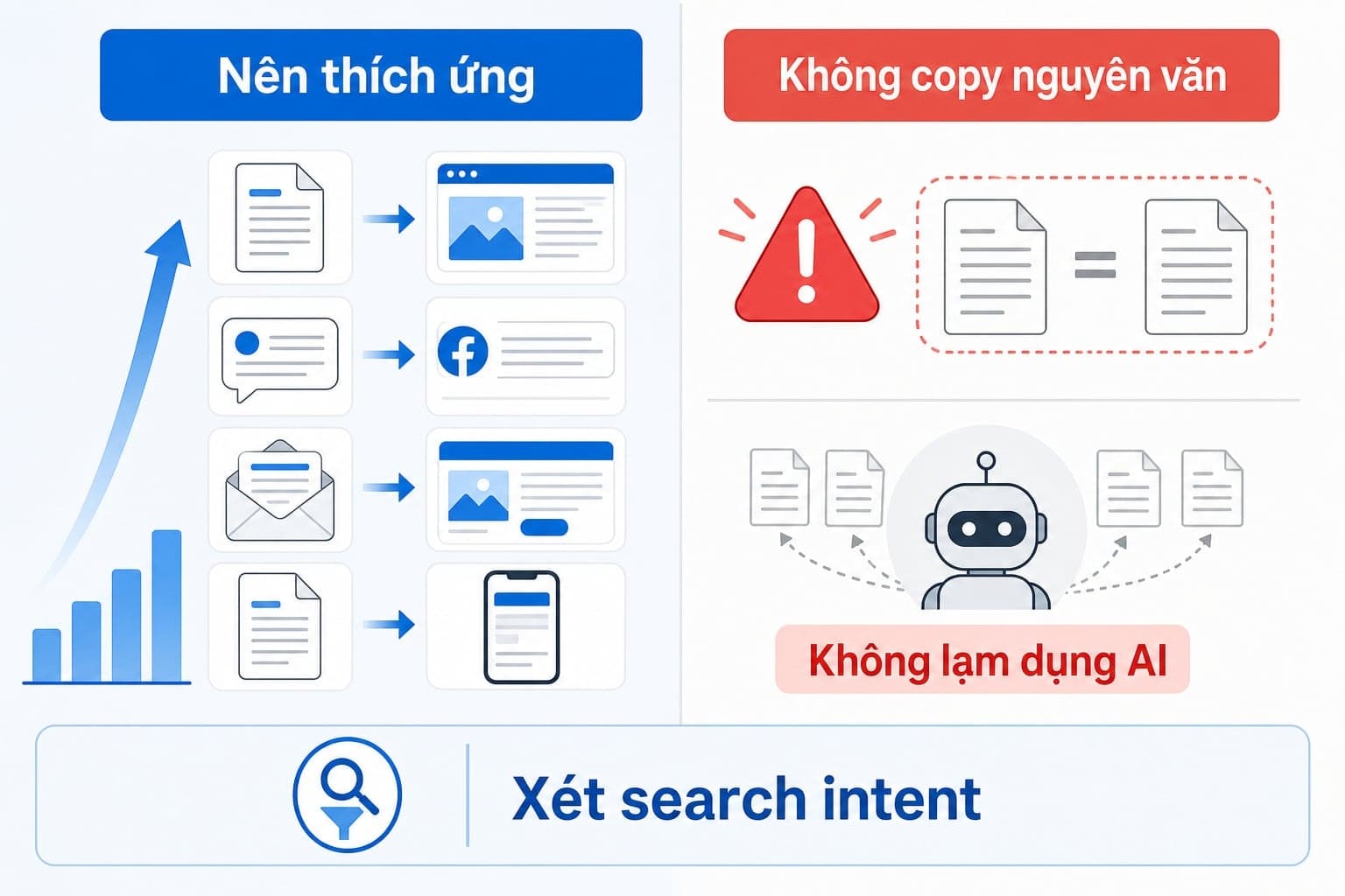 Sai lầm phổ biến khi tái sử dụng nội dung