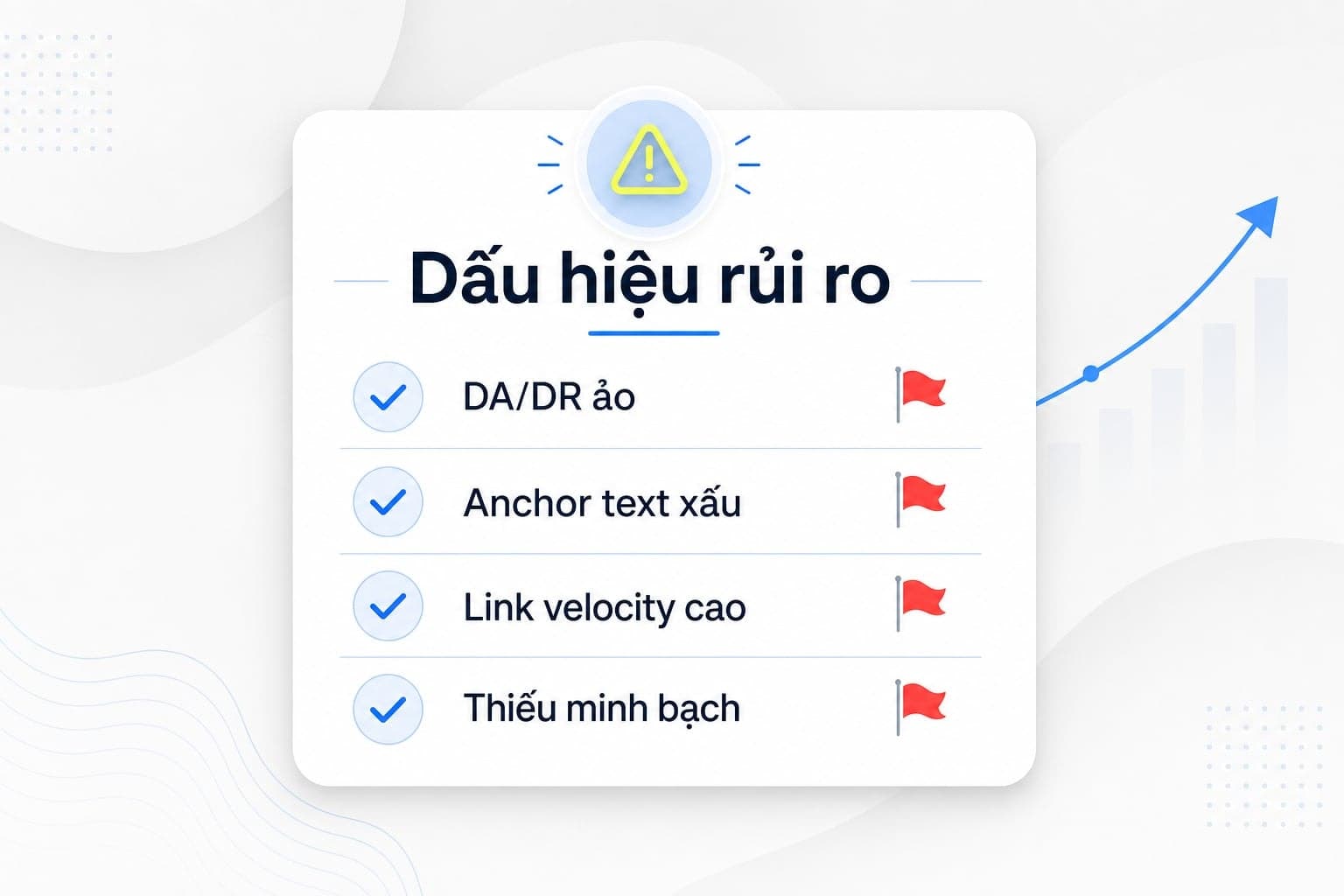 Checklist dấu hiệu proposal mua backlink rủi ro