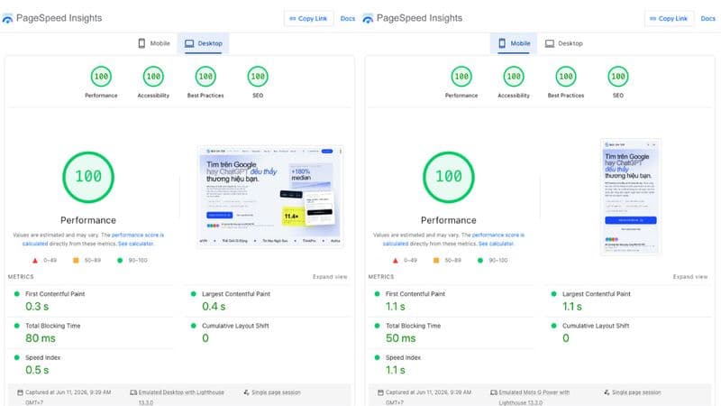 Cách đọc báo cáo PageSpeed Insights và hiểu đúng điểm số cho người mới