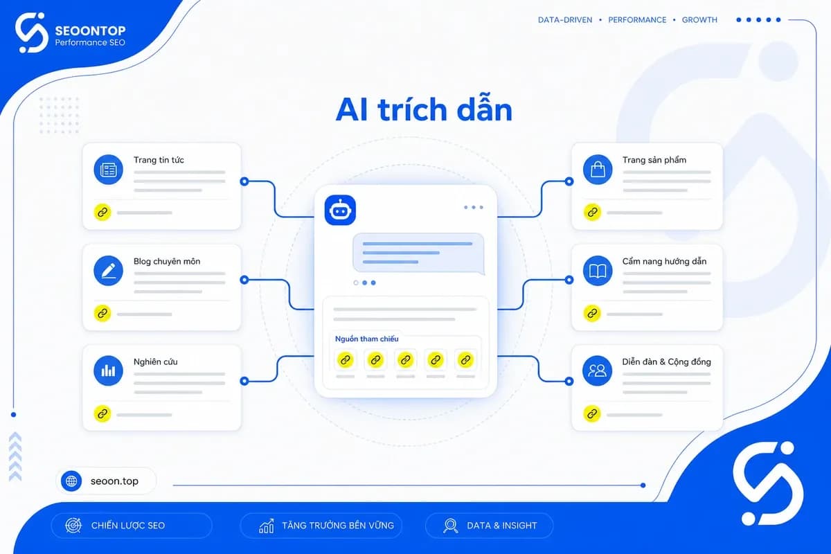 AI citation trong SEO/AEO