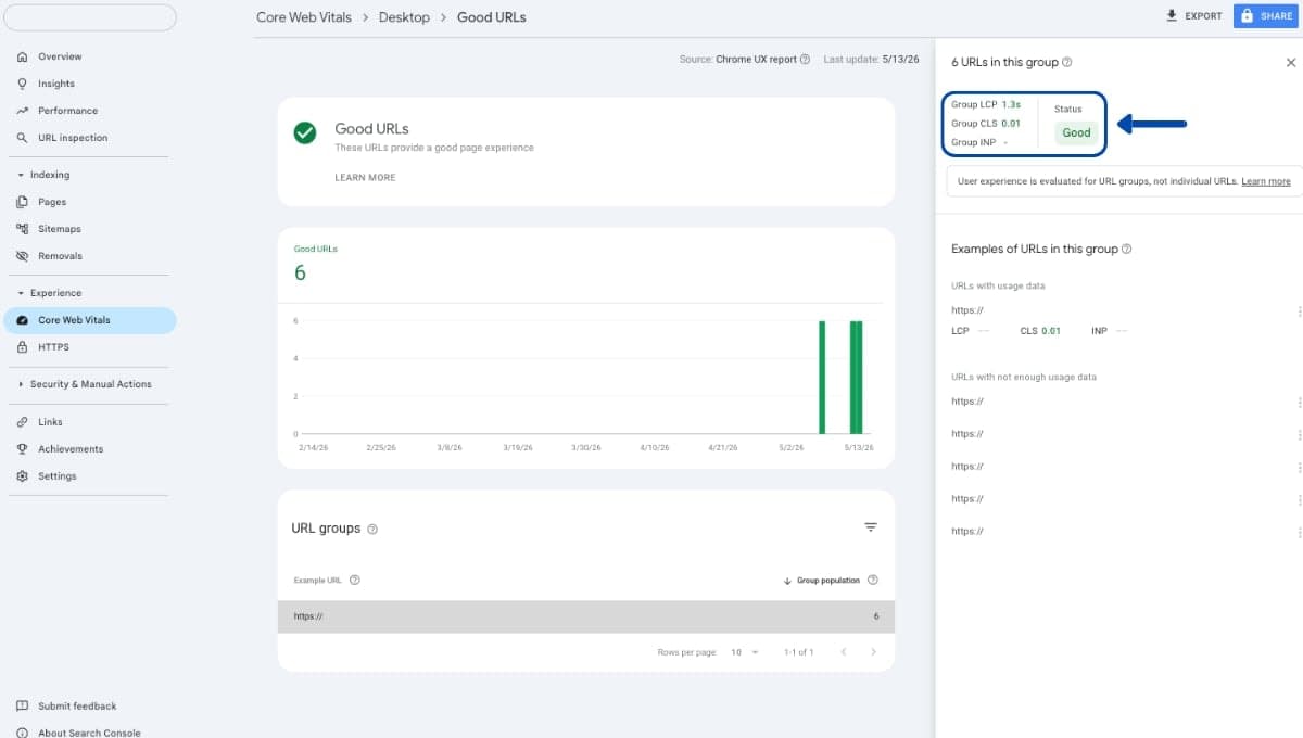 Kiểm tra bằng Google Search Console