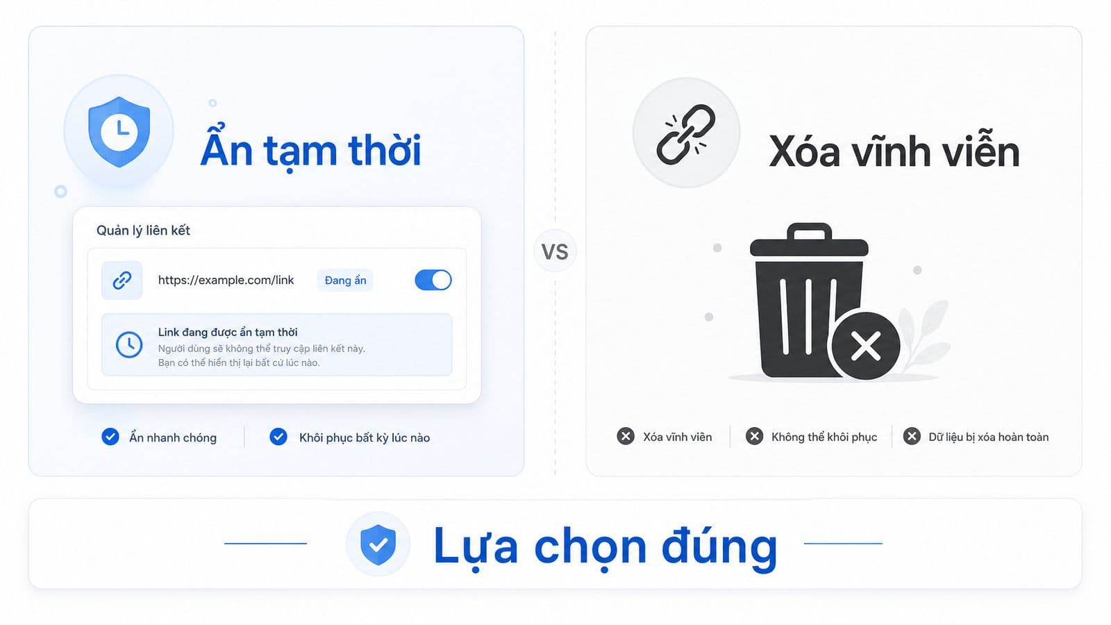 Cách xóa URL trên Google: phân biệt ẩn tạm thời và xóa vĩnh viễn