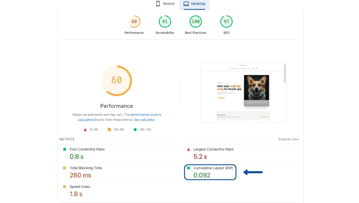 Kiểm tra bằng Google Search Console