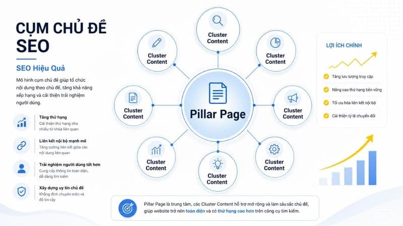 Topic Cluster Là Gì? Hướng Dẫn Xây Dựng Cụm Chủ Đề Trong SEO