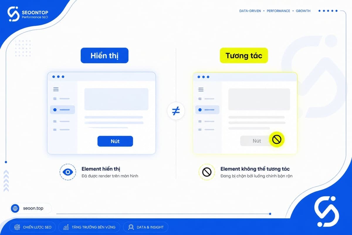 Total blocking time và trải nghiệm người dùng