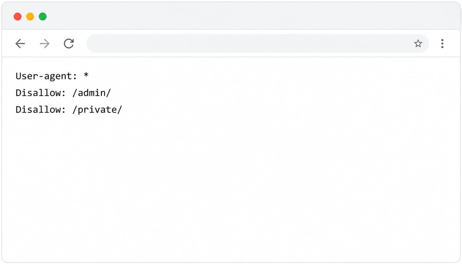 Ví dụ file robots.txt trên website thực tế