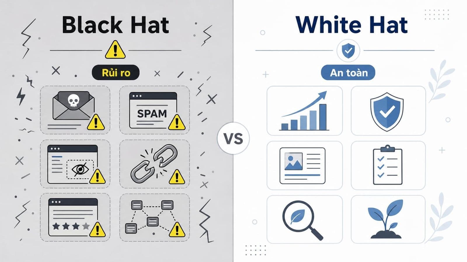 Black Hat SEO là gì? Nhận diện kỹ thuật thao túng từ Google