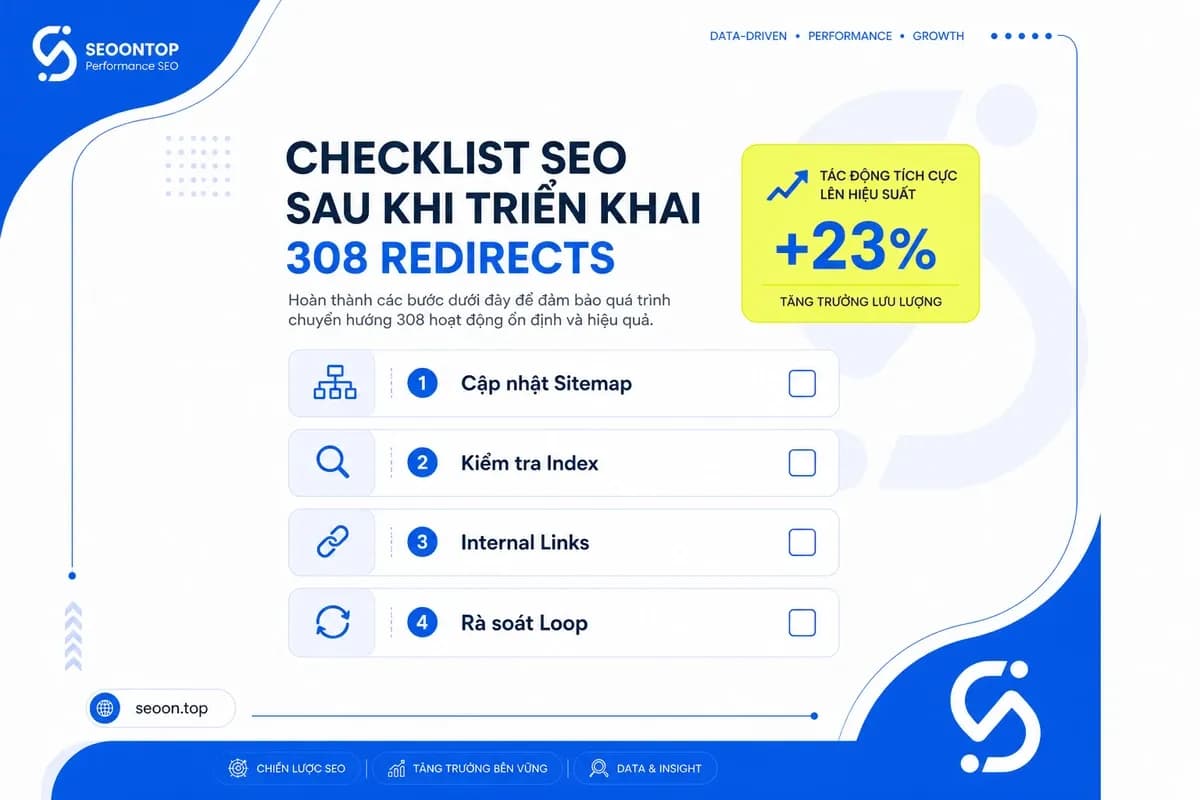 308 redirect SEO được Google xử lý tương tự một permanent redirect