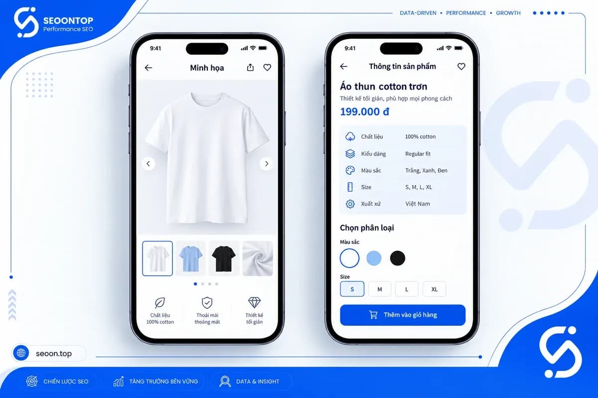Mẫu mô tả sản phẩm cho website và Shopee.