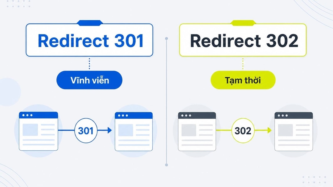 Redirect 302 là gì? Phân biệt Redirect 301 và 302 chuẩn SEO